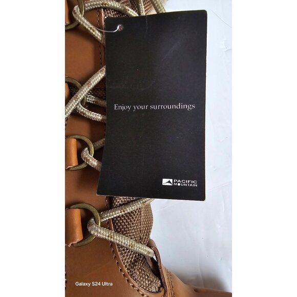 Pacific Mountain Womens Fur-Lined Thinsulate Winter Boots Quilted Pattern Size 9 - Picture 11 of 12